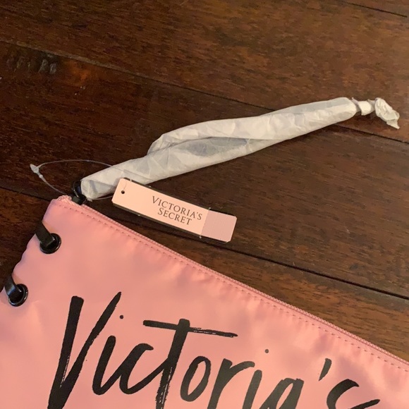 Victoria’s Secret Pink & Black Zip Pouch New!!! - Picture 3 of 8
